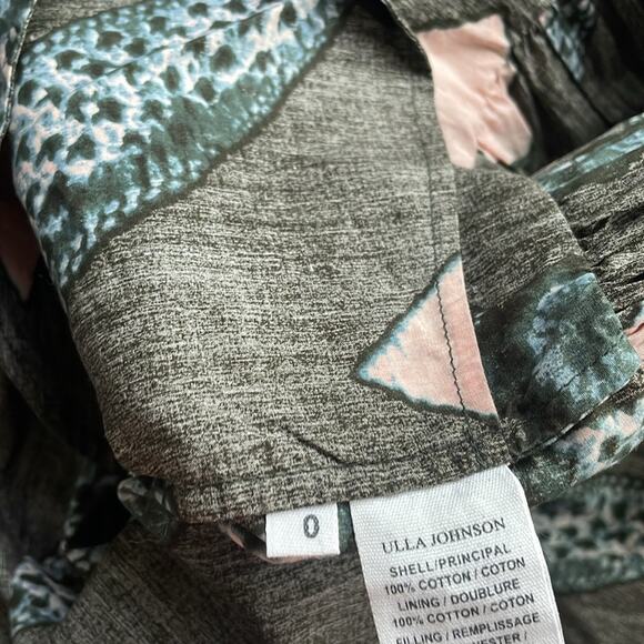 Ulla Johnson Nora Dress in Quilted Army - Picture 14 of 16